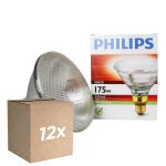 Lot 12x Philips PAR38 IR 175W E27 230V Claire