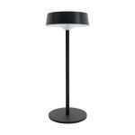 Eglo Lampe De Chevet Simeri Solar Acier Noir 3W 250lm - 830-860 Variable Blanc | IP44 - Dimmable tactile - USB-C